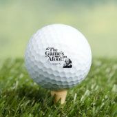 ゲームが進行中だ！ – ゴルファーモダンスワッグ ゴルフボール (インサイチュ 木)