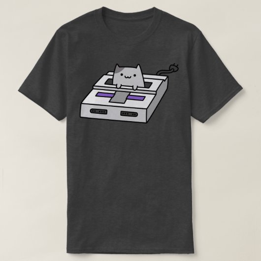 ゲームすごい猫 Tシャツ (デザイン正面)