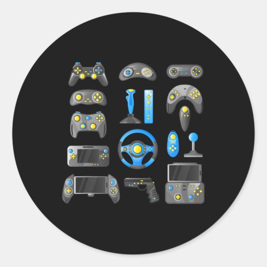 ゲームすべての物事を制御するビデオゲーム1 ラウンドシール (正面)