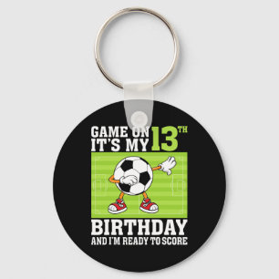 ゲームだ！13歳の誕生日だ！サッカーで暴れるぞ キーホルダー