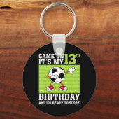 ゲームだ！13歳の誕生日だ！サッカーで暴れるぞ キーホルダー (正面)