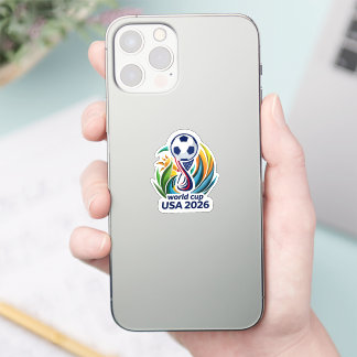 ゲームでひとつになる: 2026サッカーお祝いデザイン シール