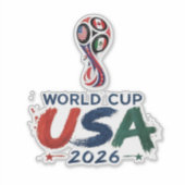 ゲームでひとつになる: 2026サッカーお祝いデザイン シール (正面)