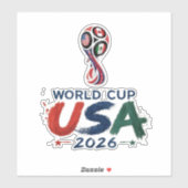 ゲームでひとつになる: 2026サッカーお祝いデザイン シール (シート)