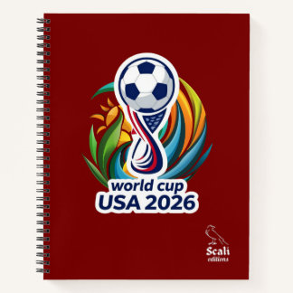 ゲームでひとつになる: 2026サッカーお祝いデザイン ノートブック