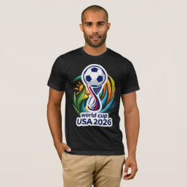 ゲームでひとつになる: 2026サッカーお祝いデザイン Tシャツ