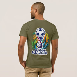 ゲームでひとつになる: 2026サッカーお祝いデザイン Tシャツ