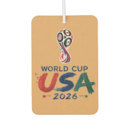 ゲームでひとつになる: 2026サッカー祝祭デザイン カーエアーフレッシュナー