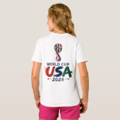 ゲームでひとつになる: 2026サッカー祝祭デザイン Tシャツ (裏面フル)
