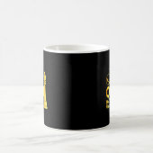 ゲームで最も強力な駒 黒の女王 Gi コーヒーマグカップ (中央)