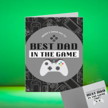 ゲームで最高のパパ ゲーマー用パーソナライズ折りたたみ