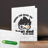 ゲームで最高のパパ ゲーム最高の折りたたみ式グリーティング カード
