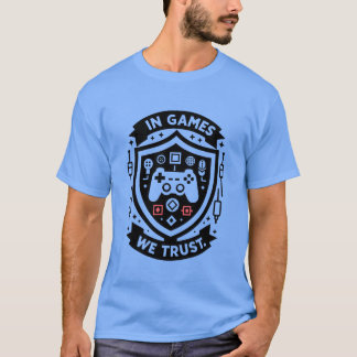 ゲームで私たちは懐かしの少年 Tシャツ