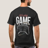 ゲームで遊ぼう Tシャツ (裏面)