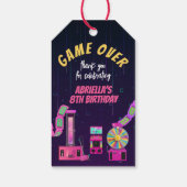 ゲームとアーケードの誕生日お礼 ギフトタグ (裏面)