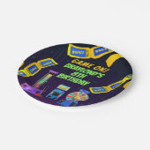 ゲームとアーケード誕生日 ペーパープレート (アングル)