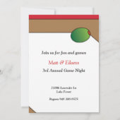 ゲームとカクテル 招待状 (裏面)