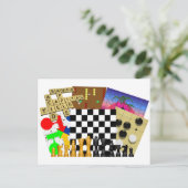 ゲームとパズル週間 ポストカード (スタンド正面)