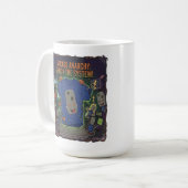 ゲームと幽霊 コーヒーマグカップ (正面左)