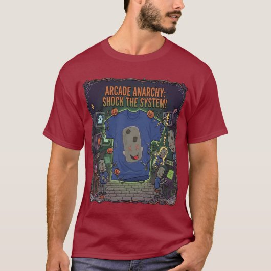 ゲームと幽霊 Tシャツ (正面)