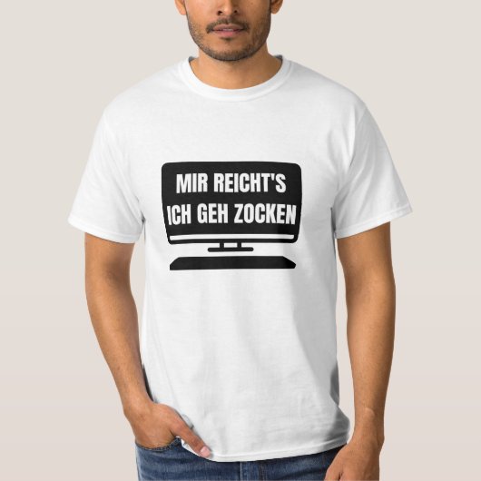 ゲームにコンピュータ遊ーゲーマー Tシャツ (正面)
