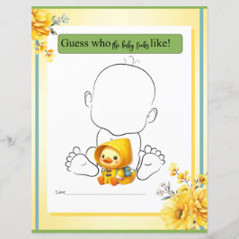 ゲームに似たベビーを描く可愛いゴムアヒル