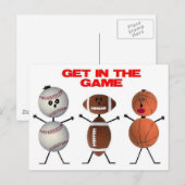 ゲームに参加 ポストカード (正面/裏面)