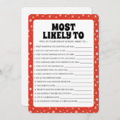 ゲームに最も可能性が高い赤いクリスマスの雪 シーズンカード (正面/裏面)