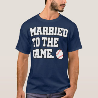『ゲームに結婚して』ベースボールベースボールラバー Tシャツ