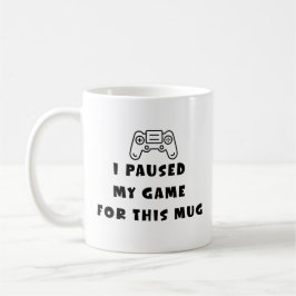 ゲームのためにコーヒーを止めたマグカップ 面白いゲーマー 珍しいギフト コーヒーマグカップ