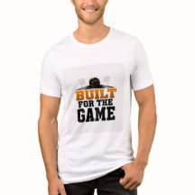 ゲームのために作られた野球スタジアムTシャツ