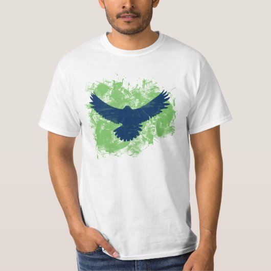 ゲームのためのSeahawkの急襲の鳥 Tシャツ (正面)