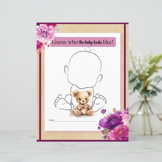 ゲームのように見えるベビーを行うパープルボホ (スタンド正面)