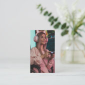 ゲームのインフルエンサーGamer Content Creatorフルフォト 名刺 (スタンド正面)