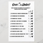 ゲームのオーバー結婚または下，ブライダルシャワー活動 (正面)