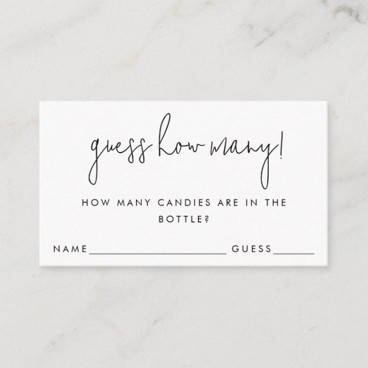 ゲームのカード数をミニマルに推測 エンクロージャーカード (正面)