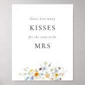 ゲームのキス数を推測 ポスター (正面)