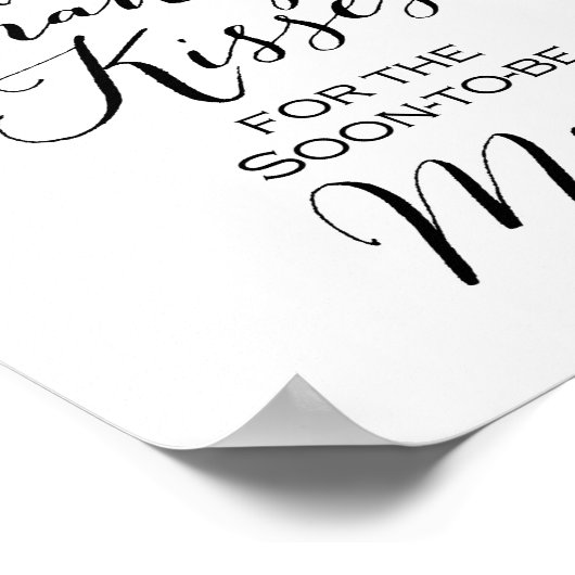 ゲームのキス数 ポスター (角)