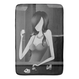 ゲームのクイーン – Las Vegas Casino バスマット