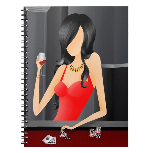 ゲームのクイーン – LasVegas Casino ノートブック (正面)