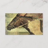 ゲームのクラスのまだら馬の子馬 名刺 (裏面)