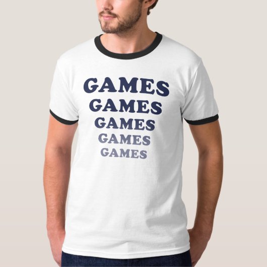 ゲームのゲームのゲームのゲームのゲーム Tシャツ (正面)
