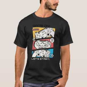 ゲームのコントローラーがIluでゲームを超えてゲームを言わない Tシャツ