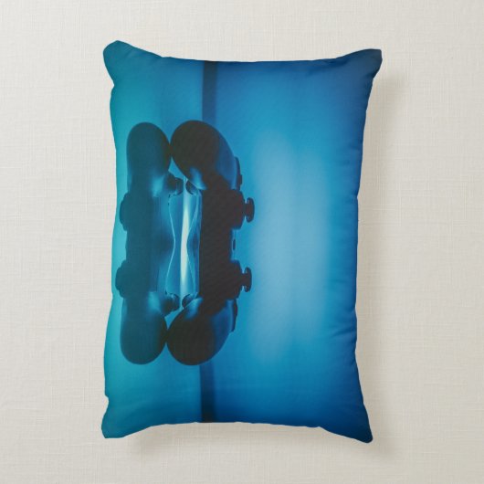 ゲームのコントローラーの枕 アクセントクッション (裏面(縦))