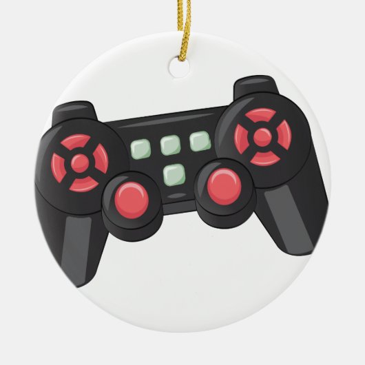 ゲームのコントローラー セラミックオーナメント (正面)