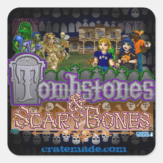 ゲームのシールを作る スクエアシール (正面)