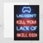 ゲームのスキルの欠如が行った セーブザデート (正面/裏面)