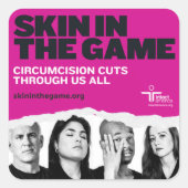 ゲームのスキン – ステッカーシート スクエアシール (正面)