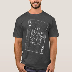 ゲームのスペードのエースを作成 Tシャツ