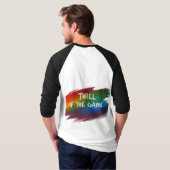 ゲームのスリル Tシャツ (裏面フル)